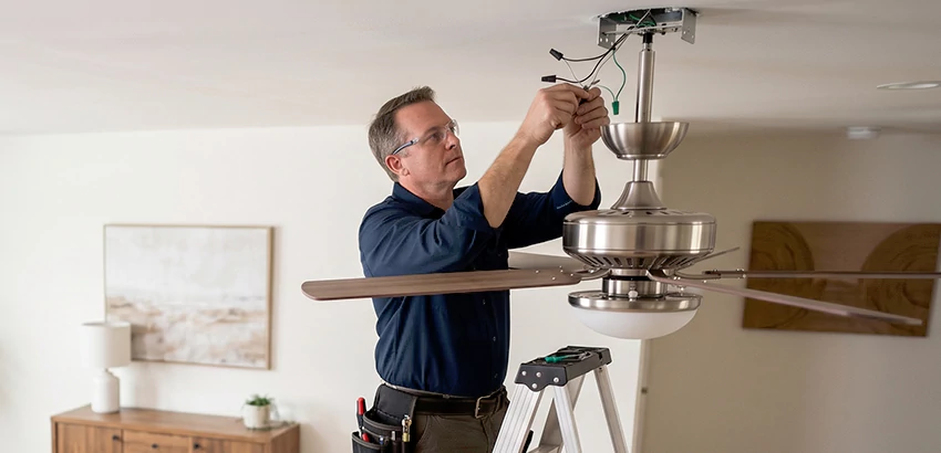 Ceiling Fan Light and Switch Repair in Sanford
